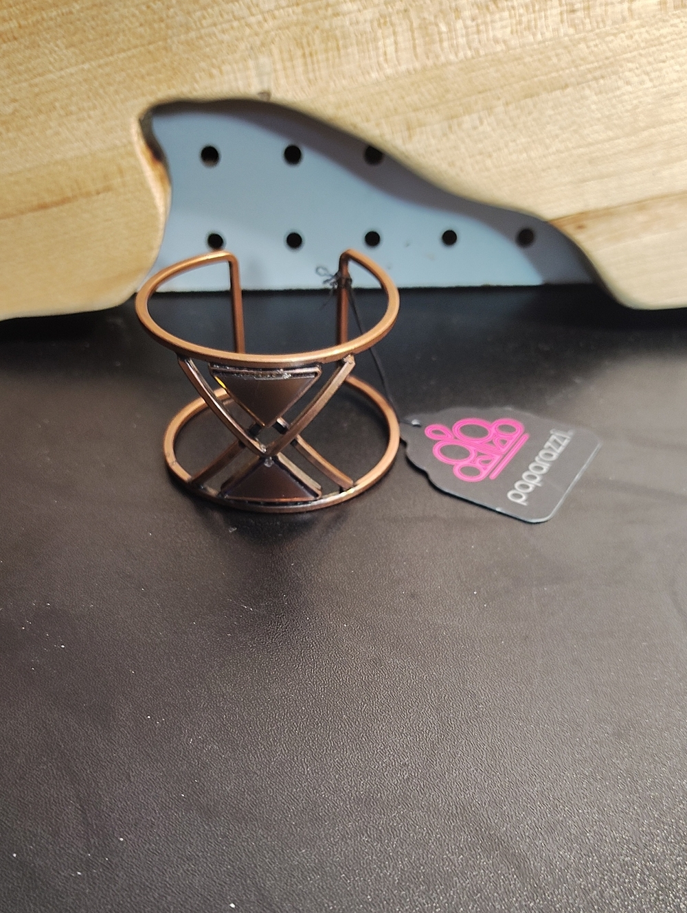 Paparazzi Copper-Tone X-Frame Bracelet Cuff - Copper